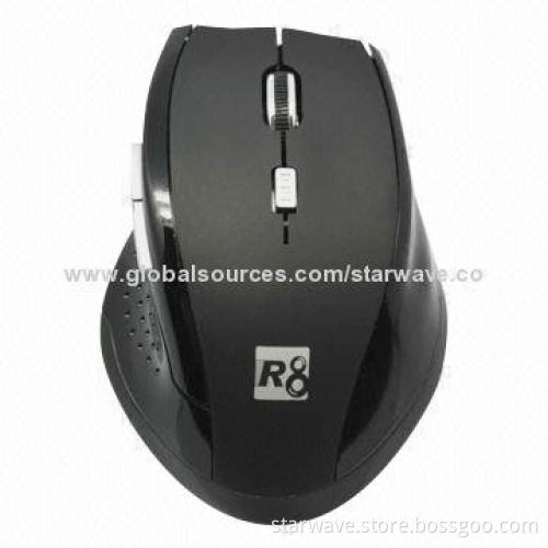 Wireless Optical Mouse with 2.GHz Radio Frequency Technology and 1.5V Rated Working Voltage